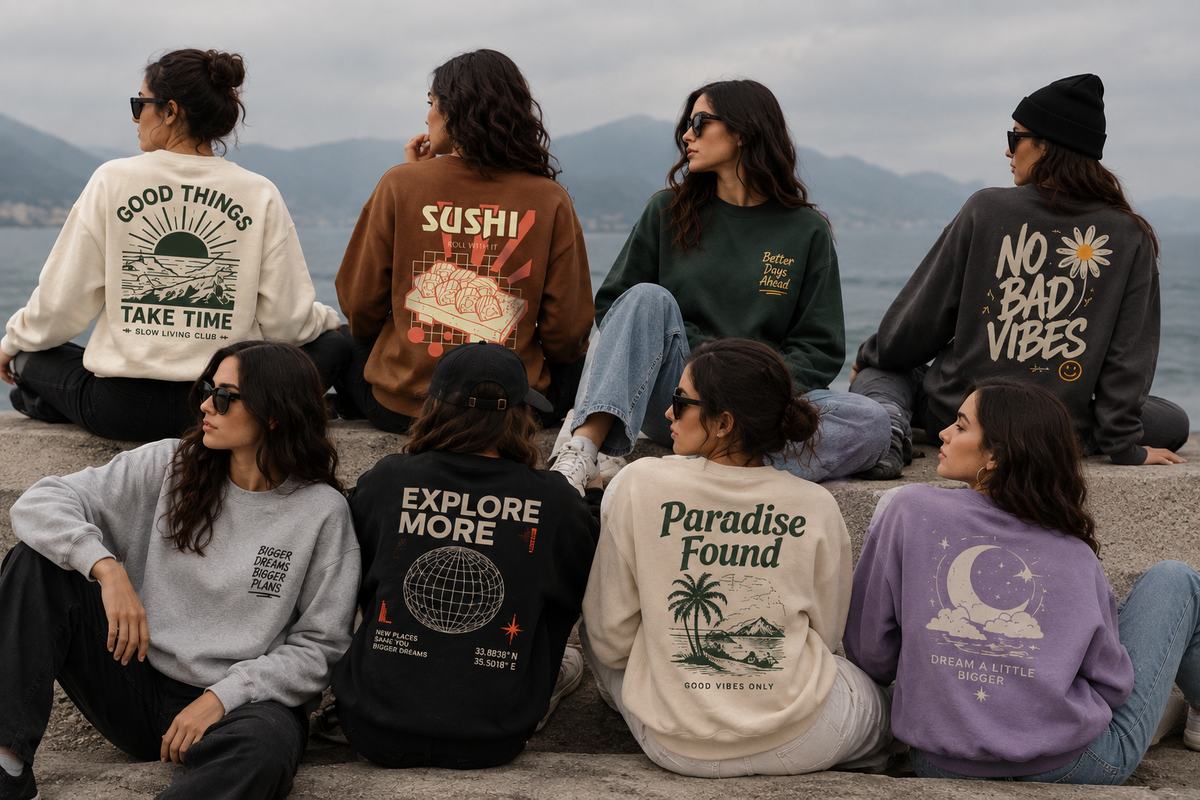 Custom Sweatshirts for Her