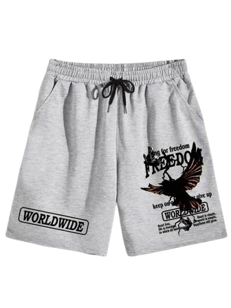 Freedom Eagle Graphic Shorts