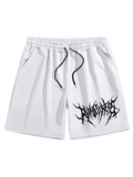 Ruthlessness Goth Style Graphic Shorts