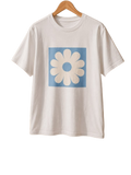 Flower Graphic Cotton Tee