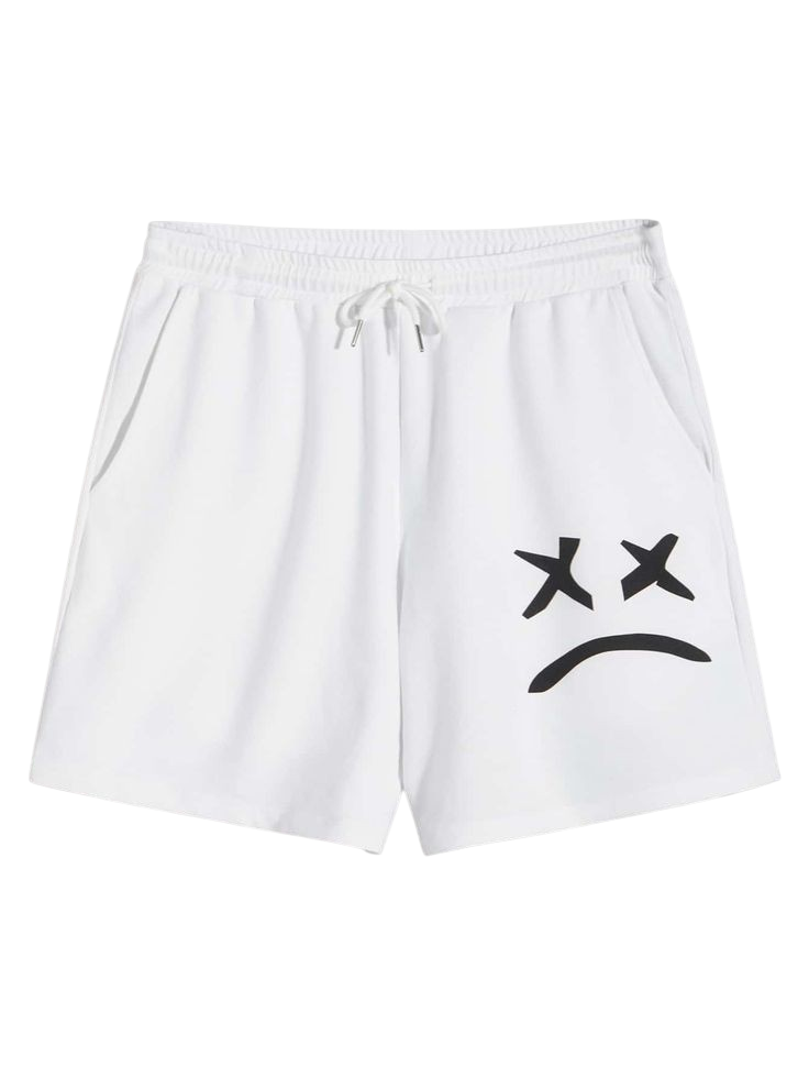 Graffiti Smily Graphic Shorts
