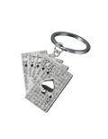 AR Rifle Pendant Necklace – Silver and Black detail