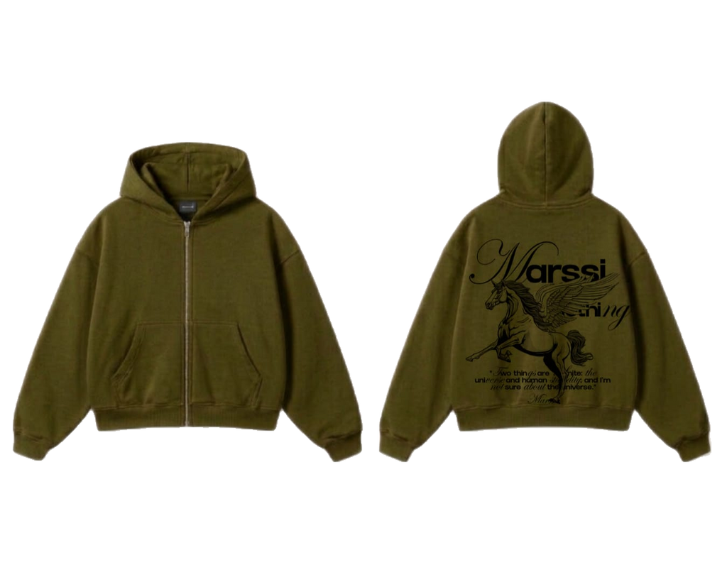 Mystic Unicorn Zip-Up Hoodie