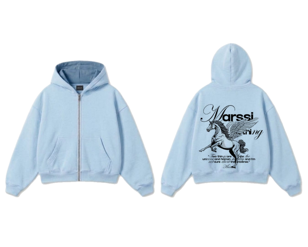 Mystic Unicorn Zip-Up Hoodie