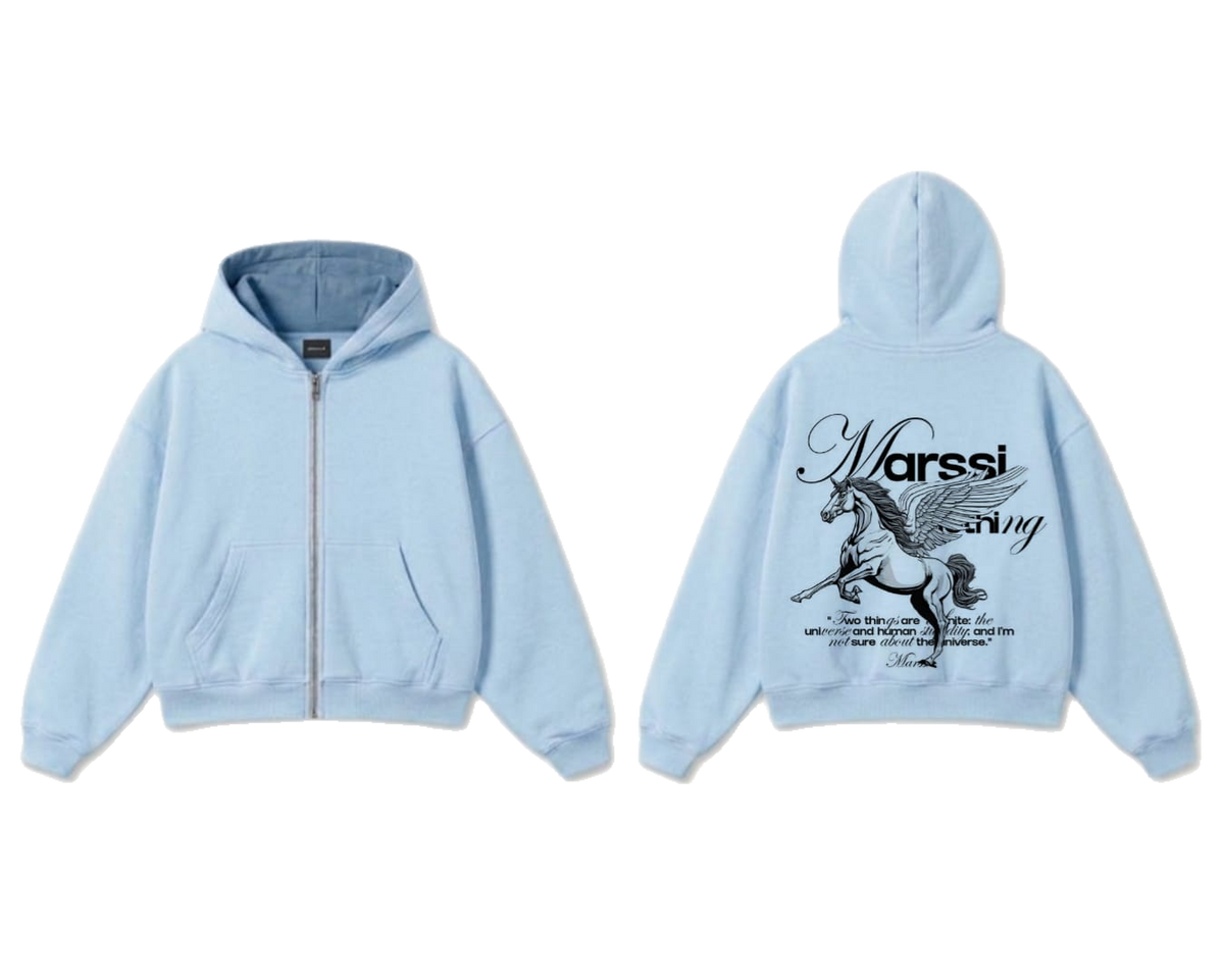 Mystic Unicorn Zip-Up Hoodie