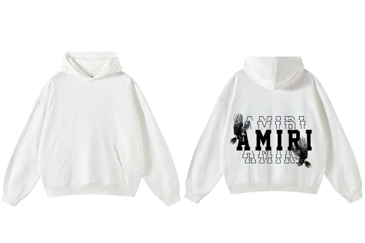 Amiri Eagle Graphic Hoodie - White