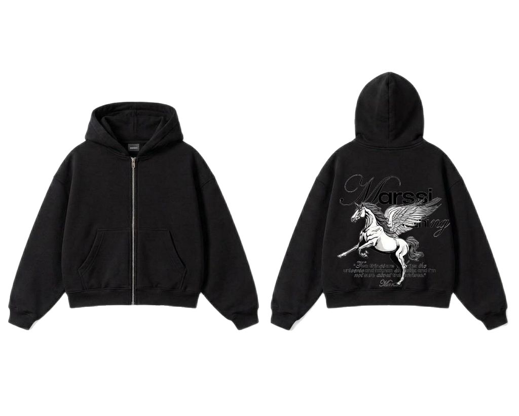 Mystic Unicorn Zip-Up Hoodie