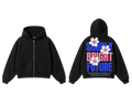 Simple Bright Future Zip-Up Hoodie