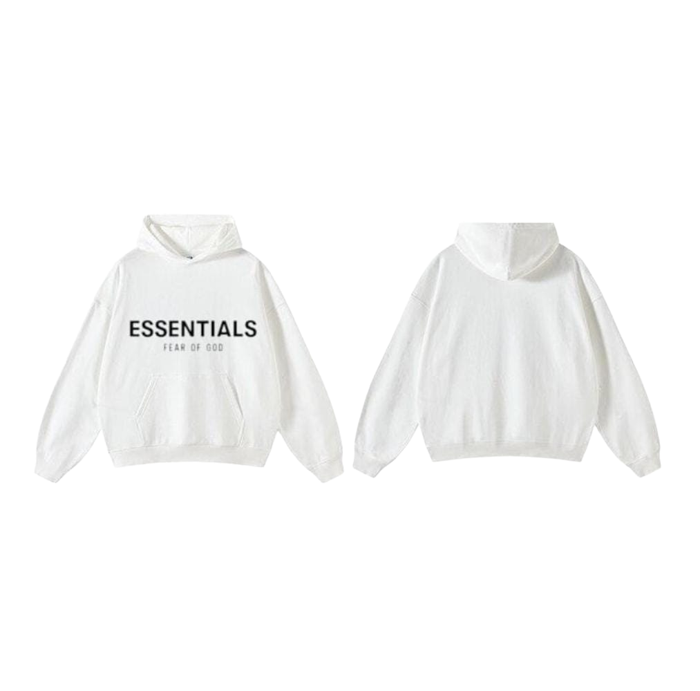 Essentials Fleece Hoodie - White