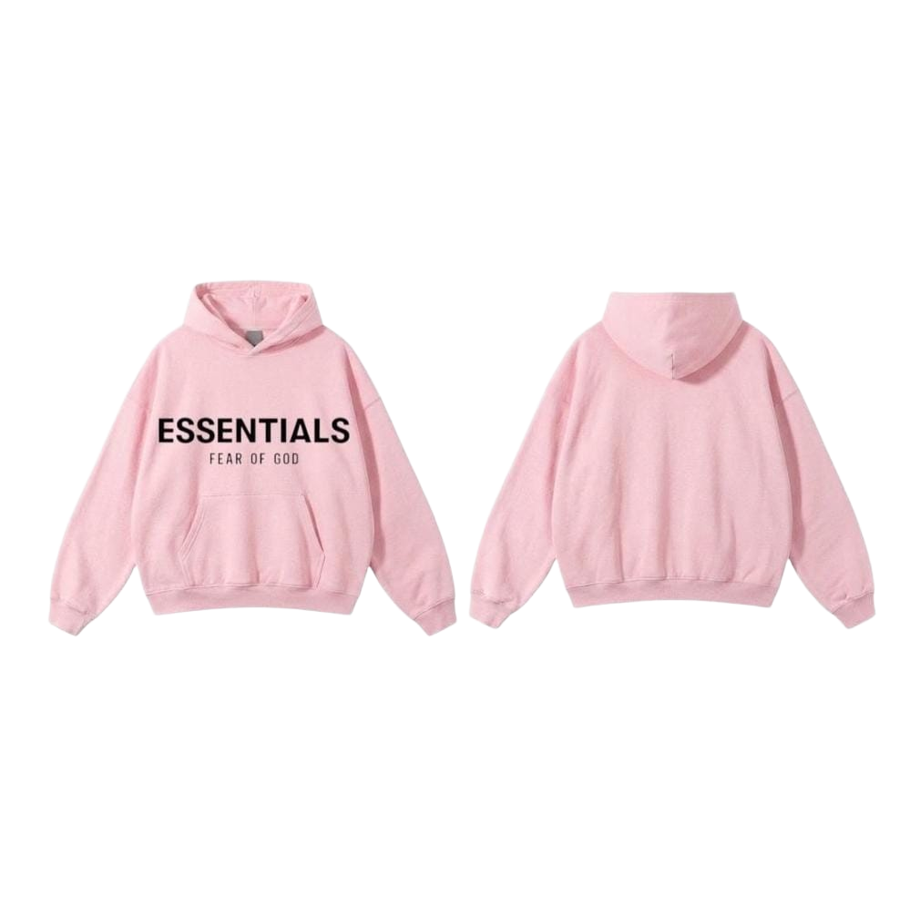 Essentials Fleece Hoodie - Pink