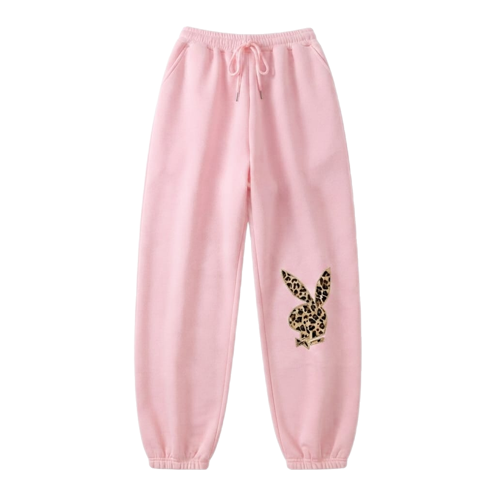 LEOPARD PLAY-BOY Premium Fleece Sweatpants