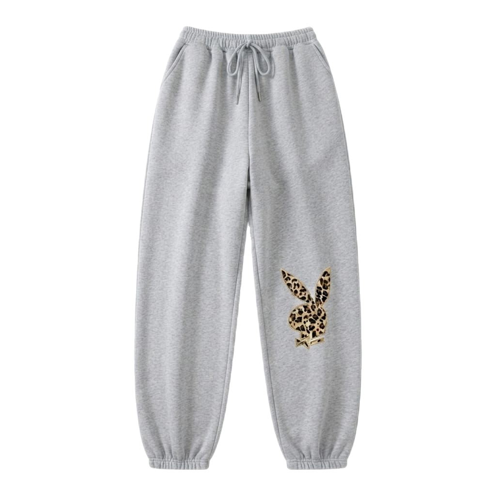 LEOPARD PLAY-BOY Premium Fleece Sweatpants