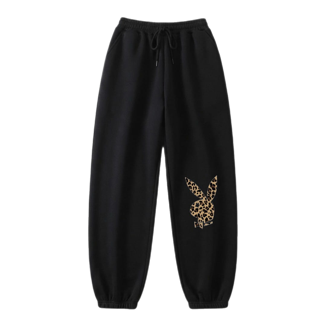 LEOPARD PLAY-BOY Premium Fleece Sweatpants