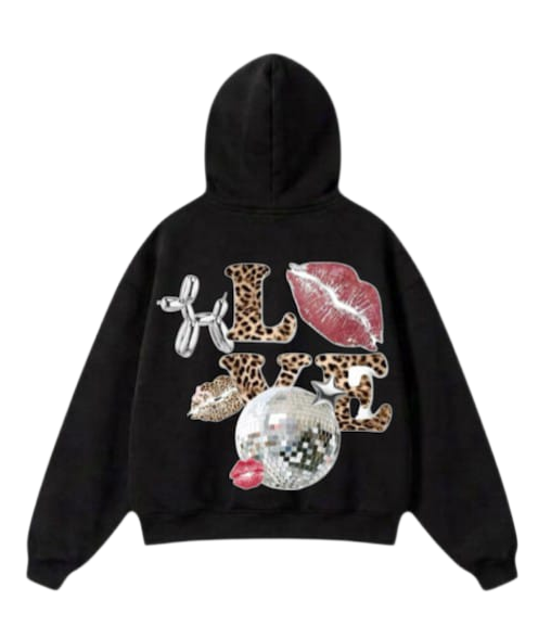 LOVE Graphic Zip-Up