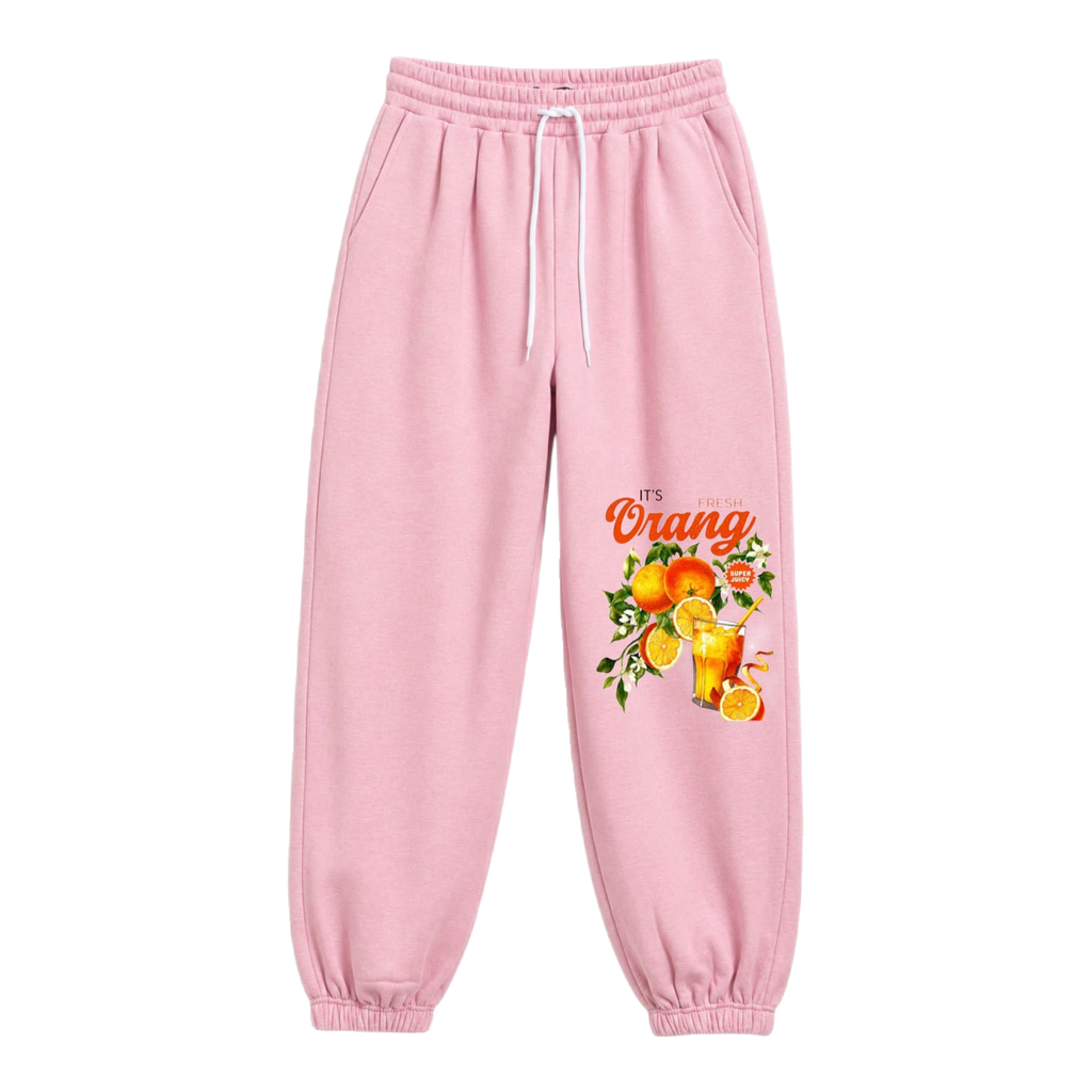 FRESH ORANGE Premium Fleece Sweatpants