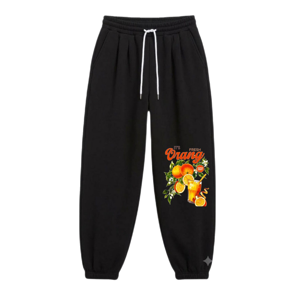 FRESH ORANGE Premium Fleece Sweatpants