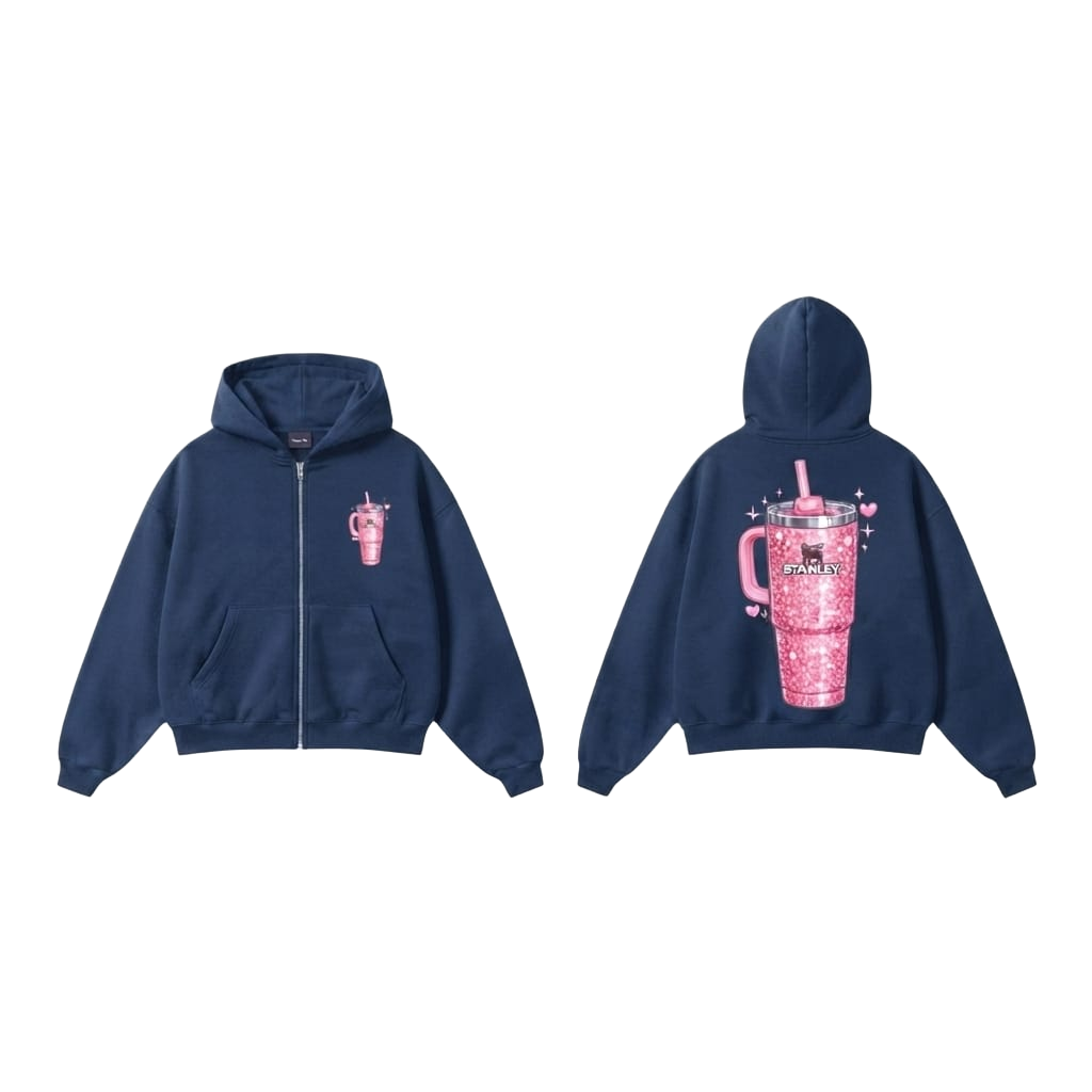 Stanley Cup Graphic Zip-Up - Navy