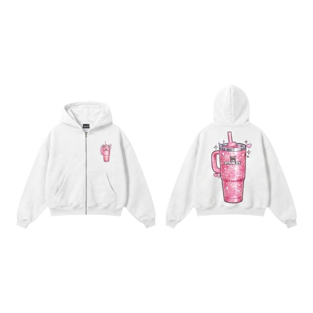 Stanley Cup Graphic Zip-Up - White