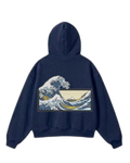Ocean Wave Zip-Up Hoodie