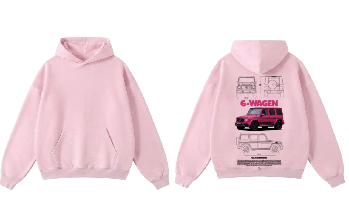 G-Wagen Graphic Hoodie – White