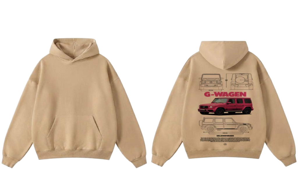 G-Wagen Graphic Hoodie – Sand