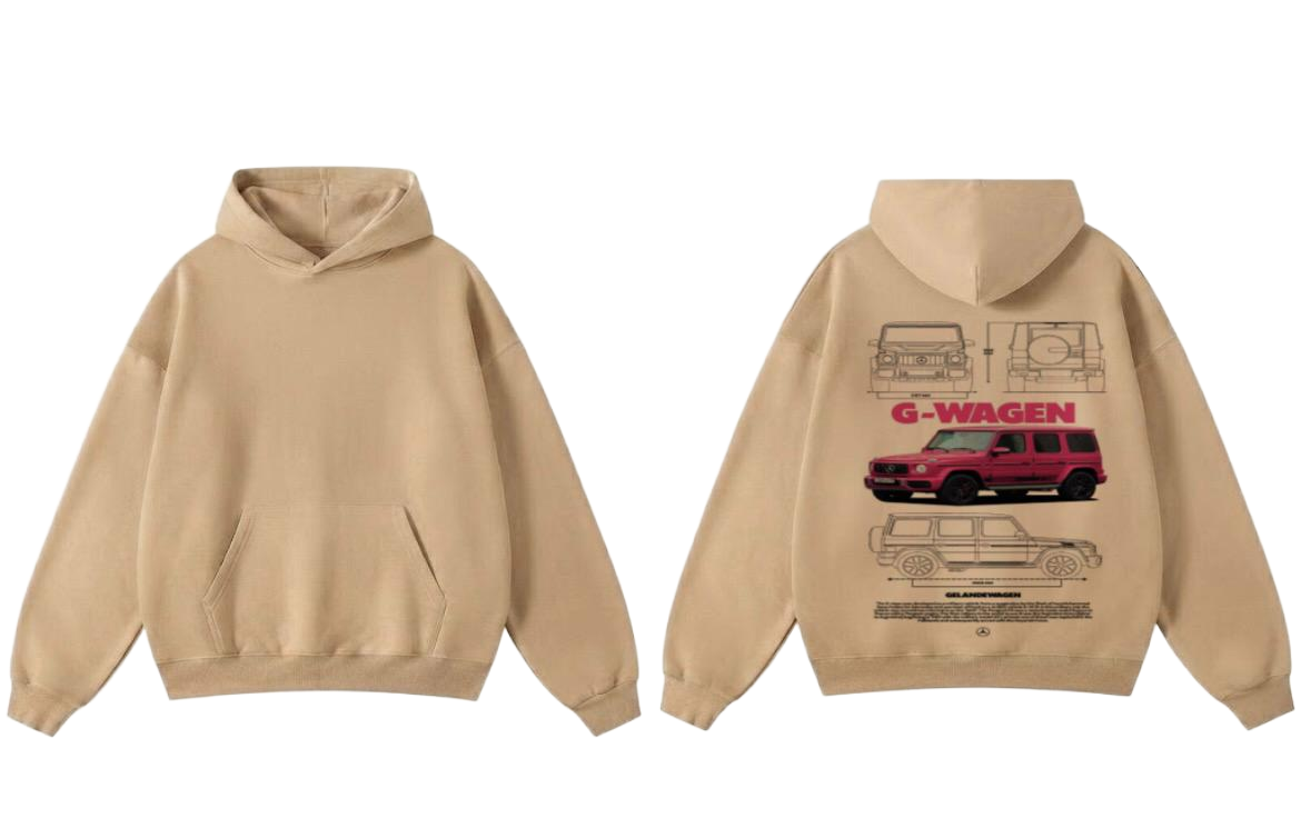 G-Wagen Graphic Hoodie – Sand