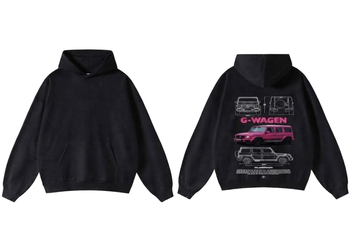G-Wagen Graphic Hoodie – Pink