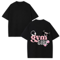 Gym Girl Oversized Tee in Black