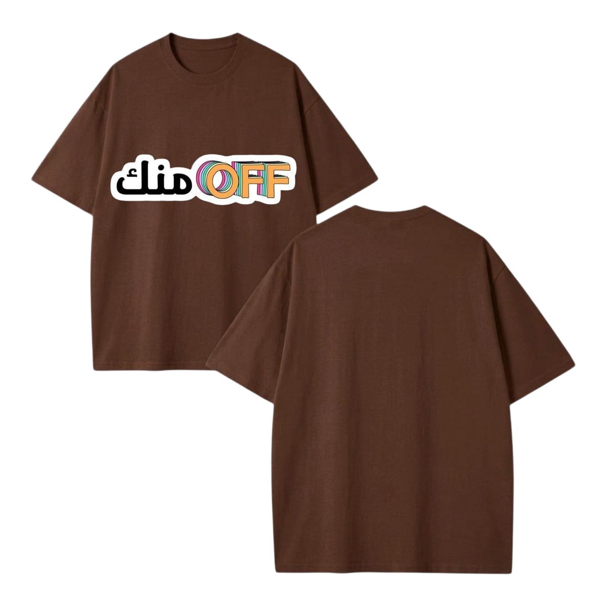 OFF Minnek Tee - Brown