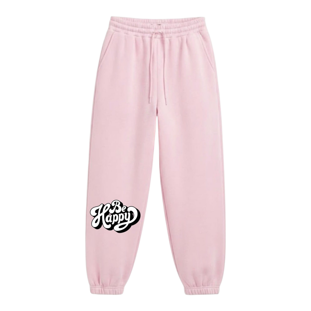 BE HAPPY Premium Fleece Sweatpants