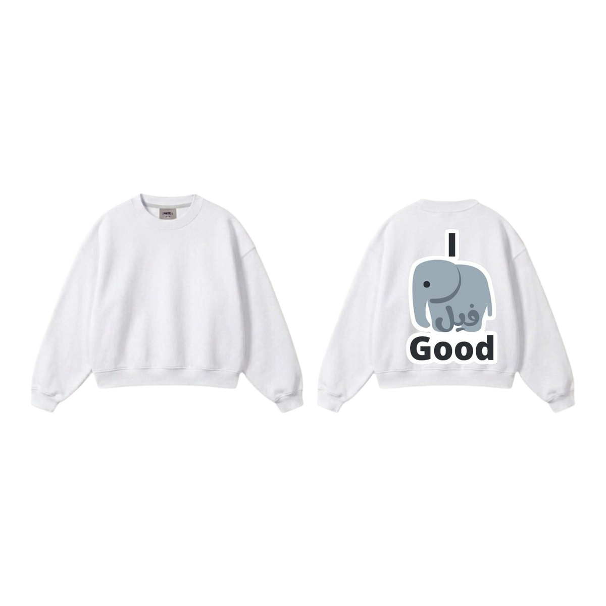 I فيل Good Sweatshirt - White