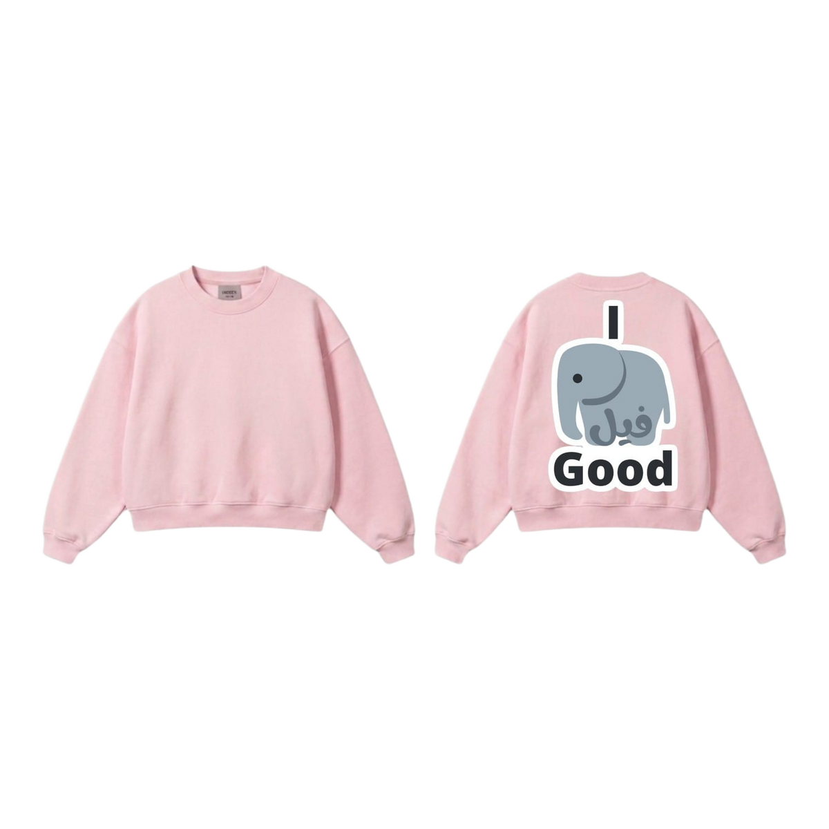 I فيل Good Sweatshirt - Pink