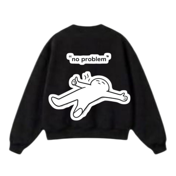 No Problem Oversized Sweatshirt