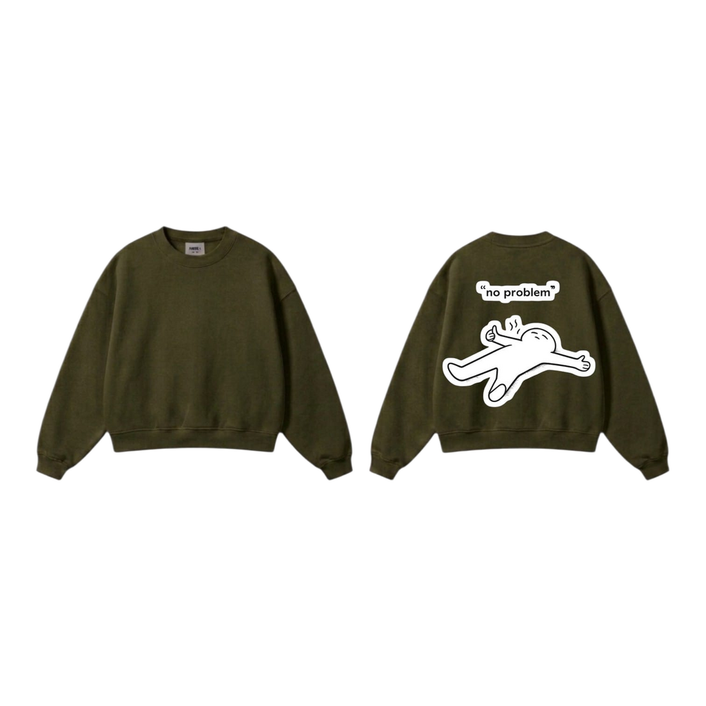 No Problem Oversized Sweatshirt