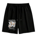 Luffy Wanted Shorts in Beige