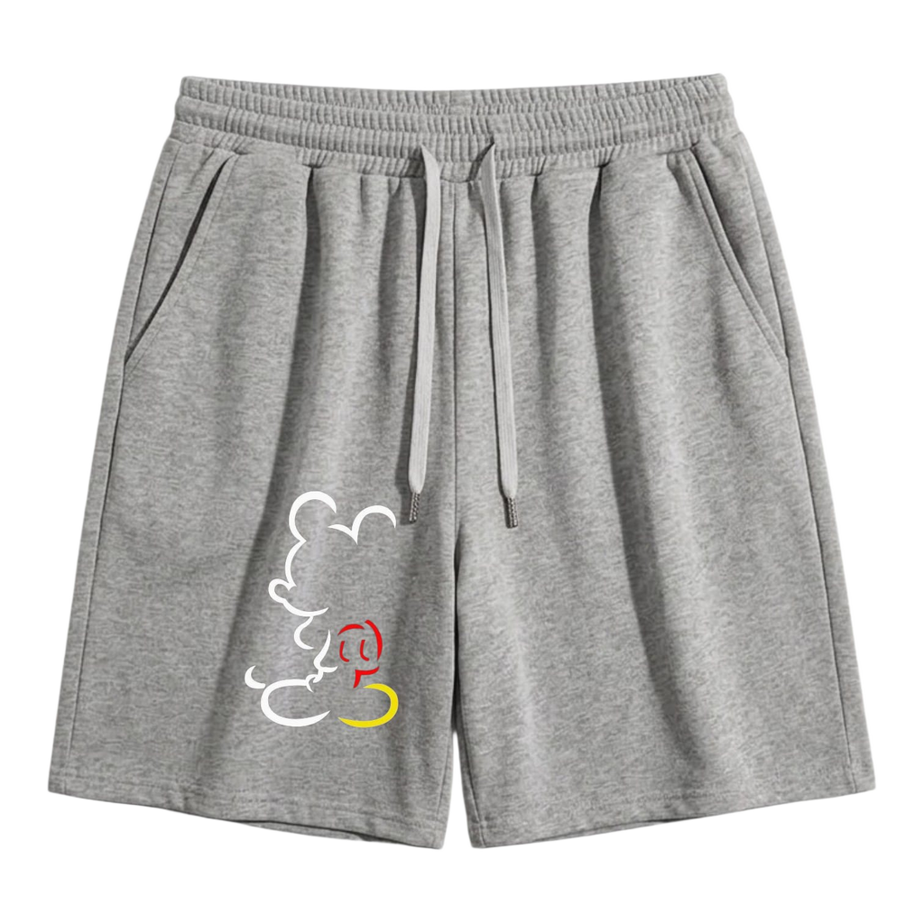 Round Toon Shorts in Grey