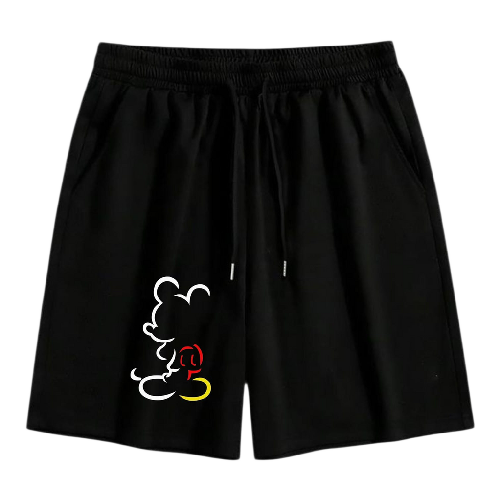 Round Toon Shorts in Black