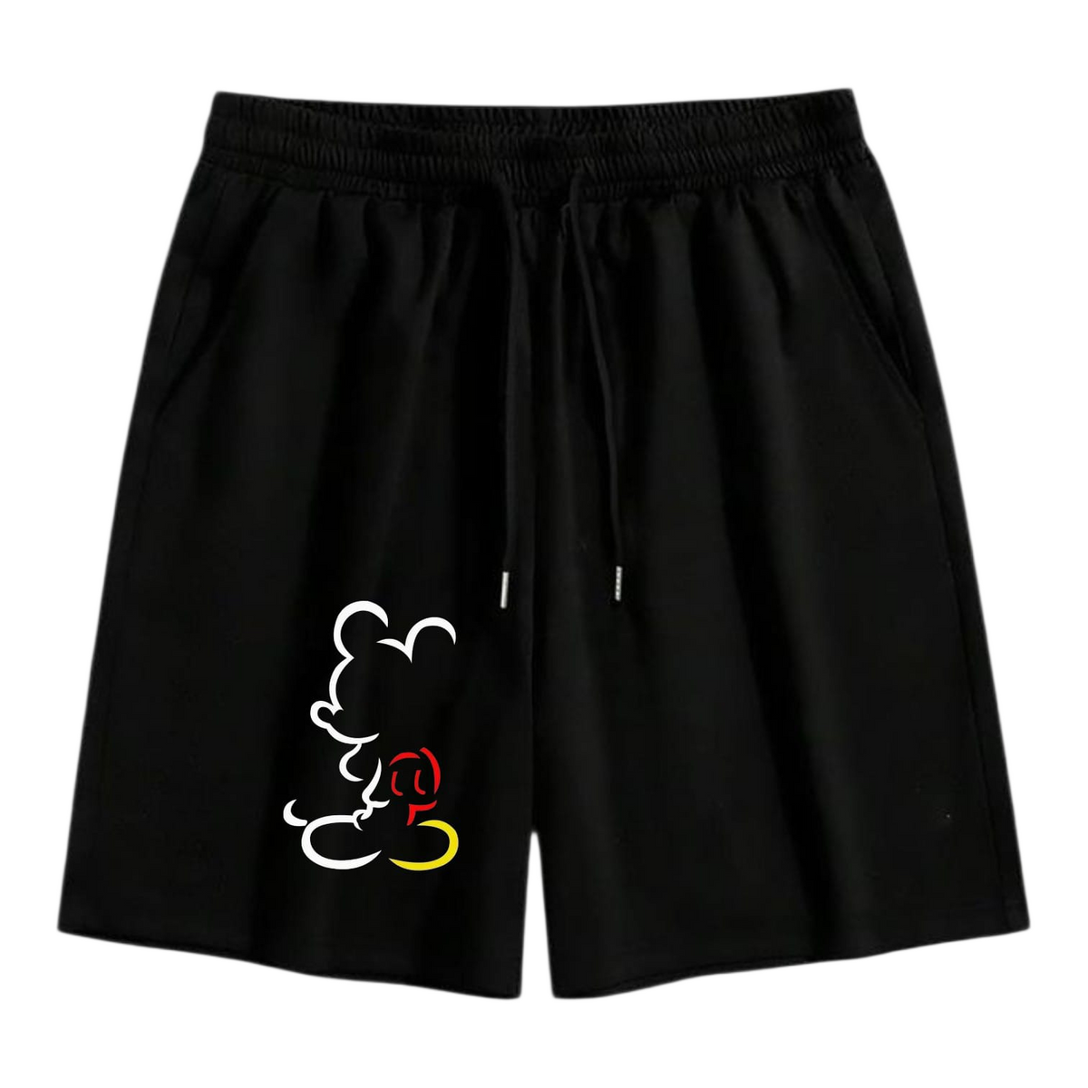Round Toon Shorts in Black