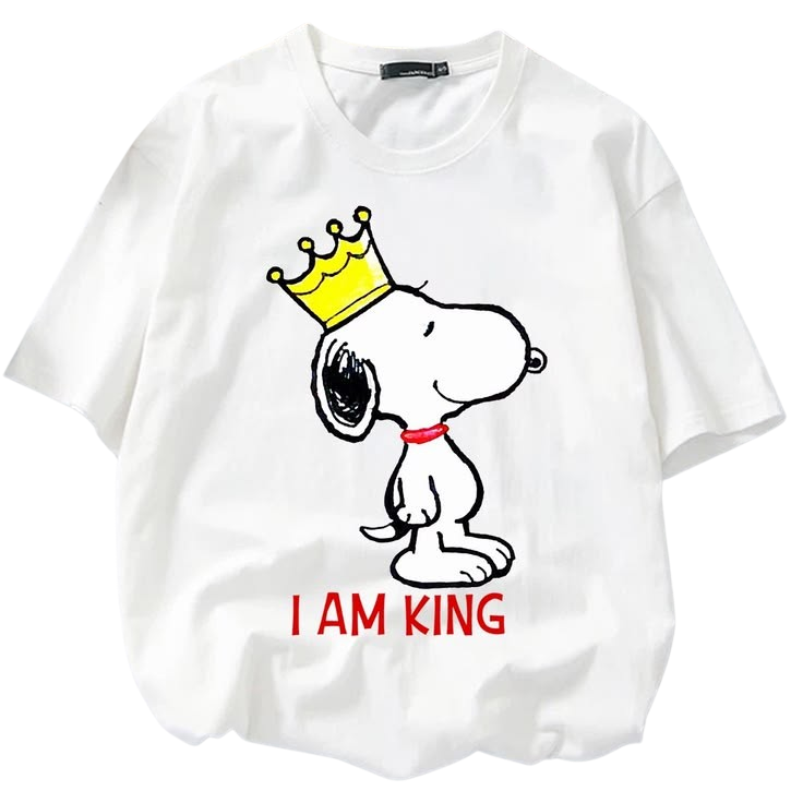 Snoopy & Woodstock Logo Tee Kids – White