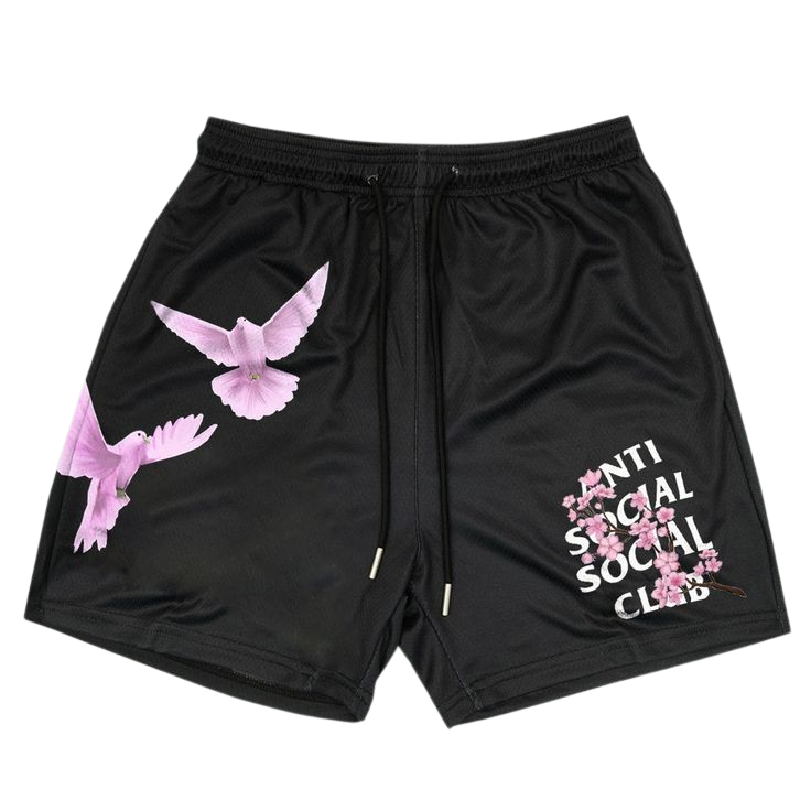 Anti Social Social Club Dove Shorts – Black