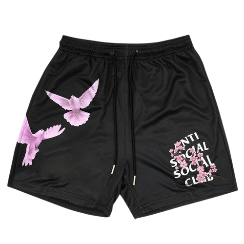 Anti Social Social Club Dove Shorts – Black